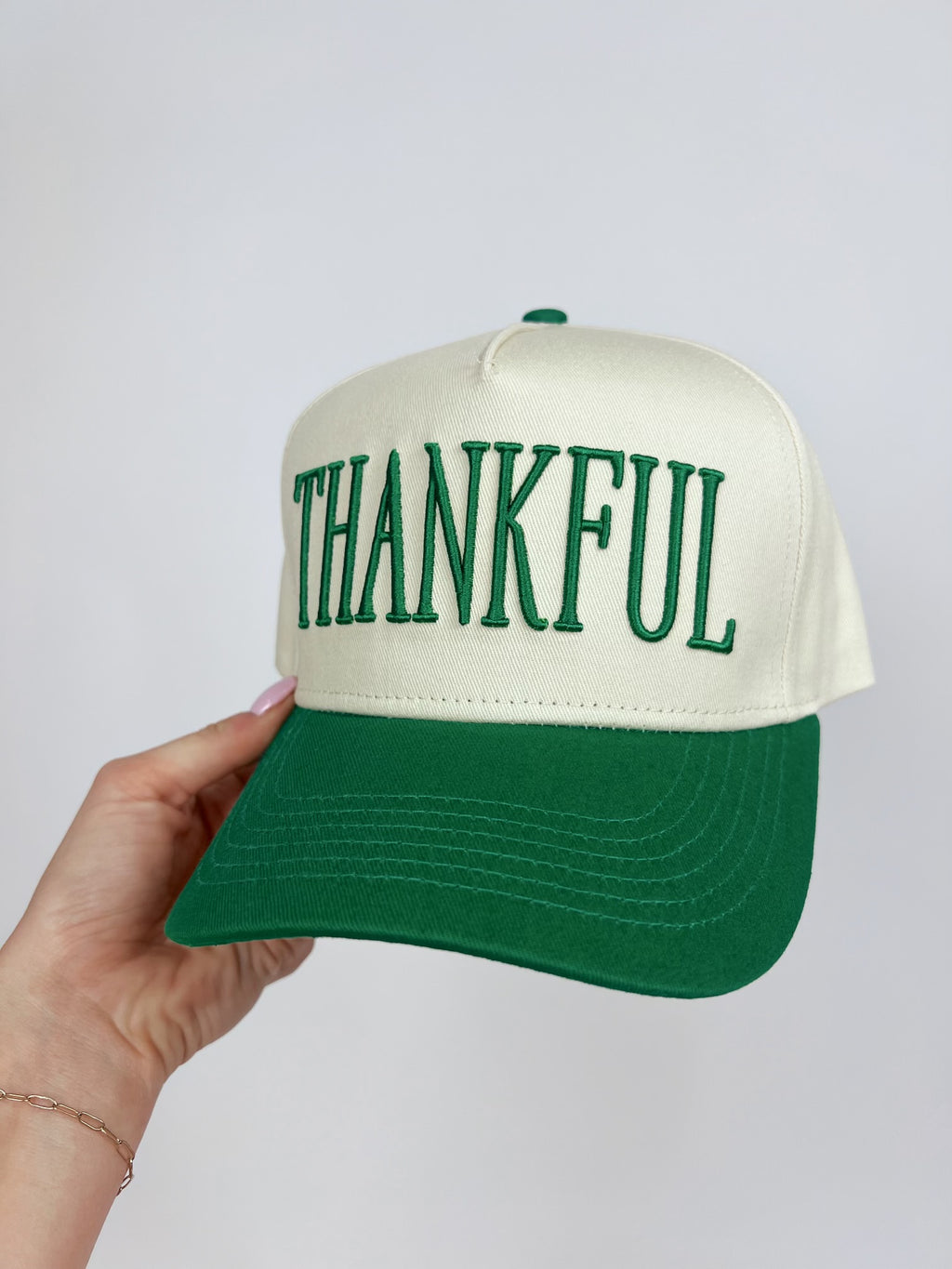 THANKFUL 3D Embroidered Cap