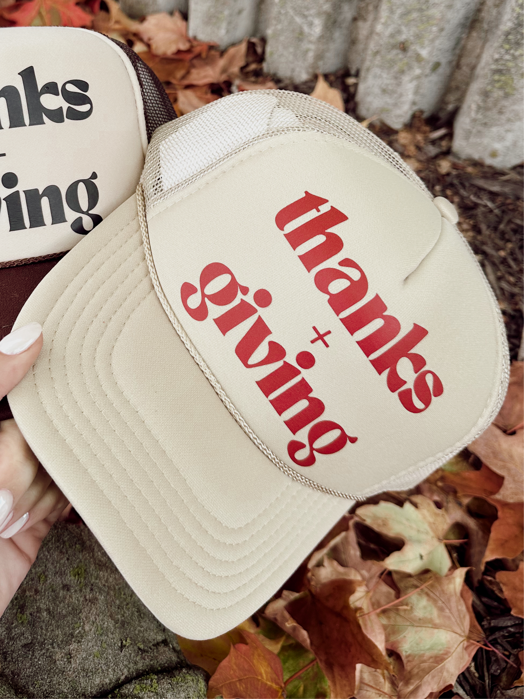 Thanks & Giving Khaki Trucker