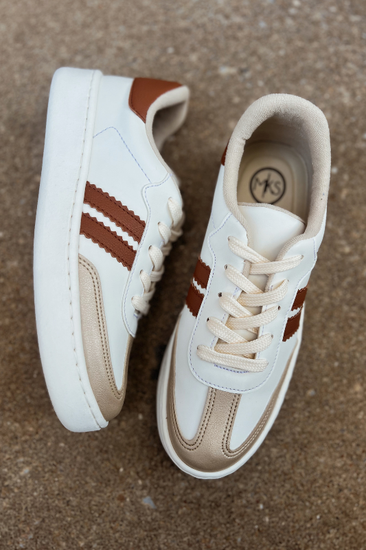 Blake Sneaker - White/Brown