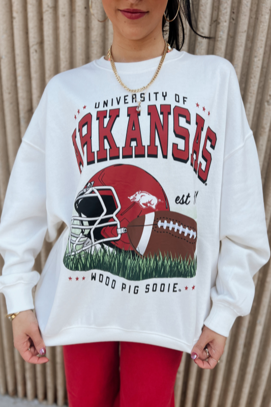 Arkansas Malone Multimedia Crewneck