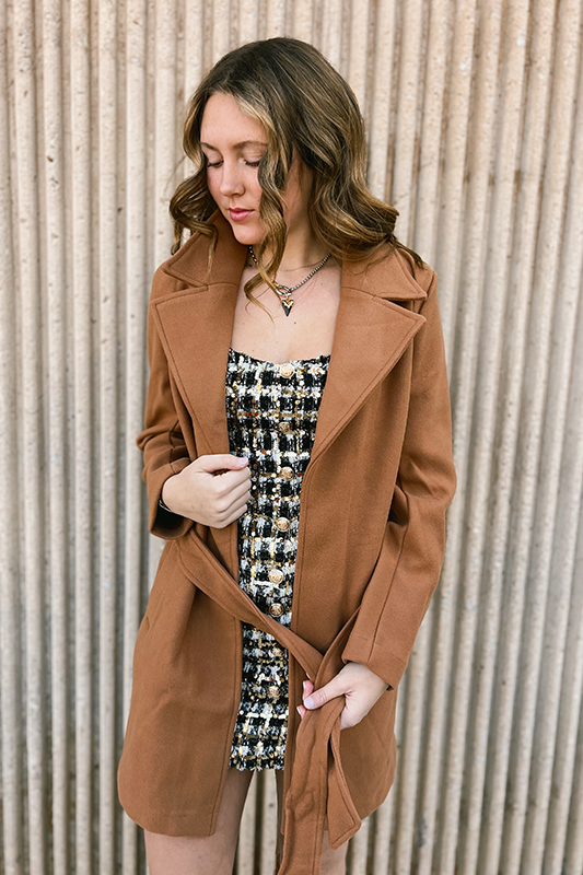 Central Park Trench Coat -Camel