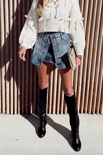 Hidden: Denim Mini Skirt