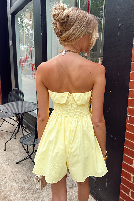 Napa Valley Yellow Romper