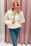 Snowfall Puffer Jacket - Cream